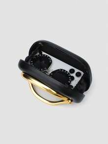Black PU Leather Clutch - Ideal For Valentine's Day, Comfortable And Fashionable, Fashion Handbag, Personalized Gift Option, Accessory 2026, Chic Style For All Occasions, Luxury Feel At Affordable Price, Party Bags,Perfect For Party Wedding Prom Dinner/Banquet Matching With Holiday Party Dress Evening Dress & Sequin Dress - màu đen - Xem 8