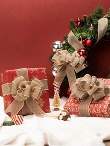 20 metri di nastro di iuta con bordo rinforzato - materiale in poliestere per confezioni regalo, fiocchi, corone e decorazioni per alberi di Natale - disponibile in diverse misure e colori, regalo per donne