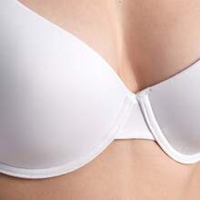 LORMAR Soutien-gorge balconnet pour femme avec armatures, type mousse - Blanc - Voir 2