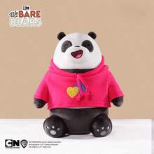 WE BARE BEAR 20cm Official  Sitting Plush Doll, Panda/Polar Bear Cute Stuffed Animal Doll, Birthday Gift Decor - Multicolor - View 9