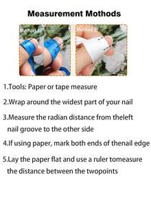 10 Pieces Of Purely Handmade Press-On Nail Tips, Featuring Short Almond-Shaped Nail Forms And A Press-On Style For Fake Nails. They Boast A Popular And Fashionable Style, With Hand-Painted Black And White Animal Print Leopard Patterns Combined With Polka Dot French Tips, As Well As Hand-Painted Three-Dimensional Flowers. These Are High-End, Skin-Whitening Finished Nail Tips Suitable For Daily Wear By Women And Girls, And Come With A Nail Kit. - Multicolor - View 7