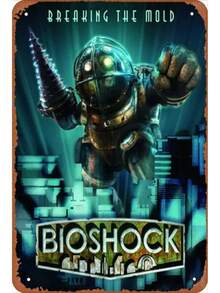 Classic Video Game Tin Metal Signs Poster Rapture Anime Pictures De - 14 - 查看 8