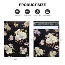 60pcs Mixed Packaging Bags & Poly Mailers, Shipping Bags, Plastic Bags For Packaging, Waterproof And Multi Purpose Packaging Bags For Small Business, Shipping Bags For Clothing Boutique Supplies With Self Seal Strip, Fashionable Floral/Leopard/Marble/Bow Prints Poly Mailer Shipping Bags For Transportation Back To School,Clothing, Books, Daily Essentials, Mixed Size - 混色-大小號(60pcs) - 查看 3