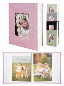 Album ảnh có ngăn lưu niệm và ngăn dọc, Sách ảnh có ngăn viết, Thích hợp cho đám cưới, em bé, Ngày của mẹ, Màu xanh ngọc - Nhiều màu - Xem 3