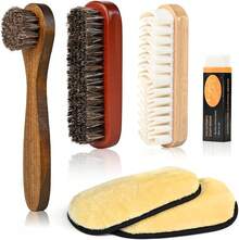 EDECOR Kit de 6 Limpieza para Tenis y Zapatos de Gamuza, Kits de Cuidado de Zapatos, Incluye Borrador para Gamuza y Cepillo para Caucho Lona yás - Contemporáneo - Ver 13