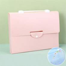 13-Slot Accordion Folder Bag, A4 File Organizer, Large Capacity Student Test Paper Sorting Storage Bag, Waterproof Office Document Holder - Multicolor - View 14