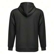 Men's Hoodie - Bold Graffiti-Style Print With Rose Motifs And "RIP" Text - Streetwear Fashion For Urban Adventures, Casual Hangouts, And  Events - Canadian Men's Apparel Long - Black - View 5