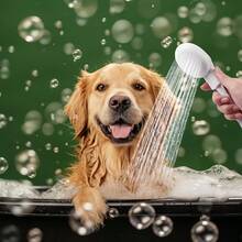 Portable Shower Head Offering 3m/2m/1m Lengths For Pet Bathing, Ideal For Home Use In Cleaning Cats And Dogs. Pet Store-Grade Quick-Connect Spray Head. Convenient Faucet Attachment For Shampooing. Multi-Purpose Kitchen/Bathroom Faucet Shower Head For Pet Bathing And Rinsing. - White - View 8