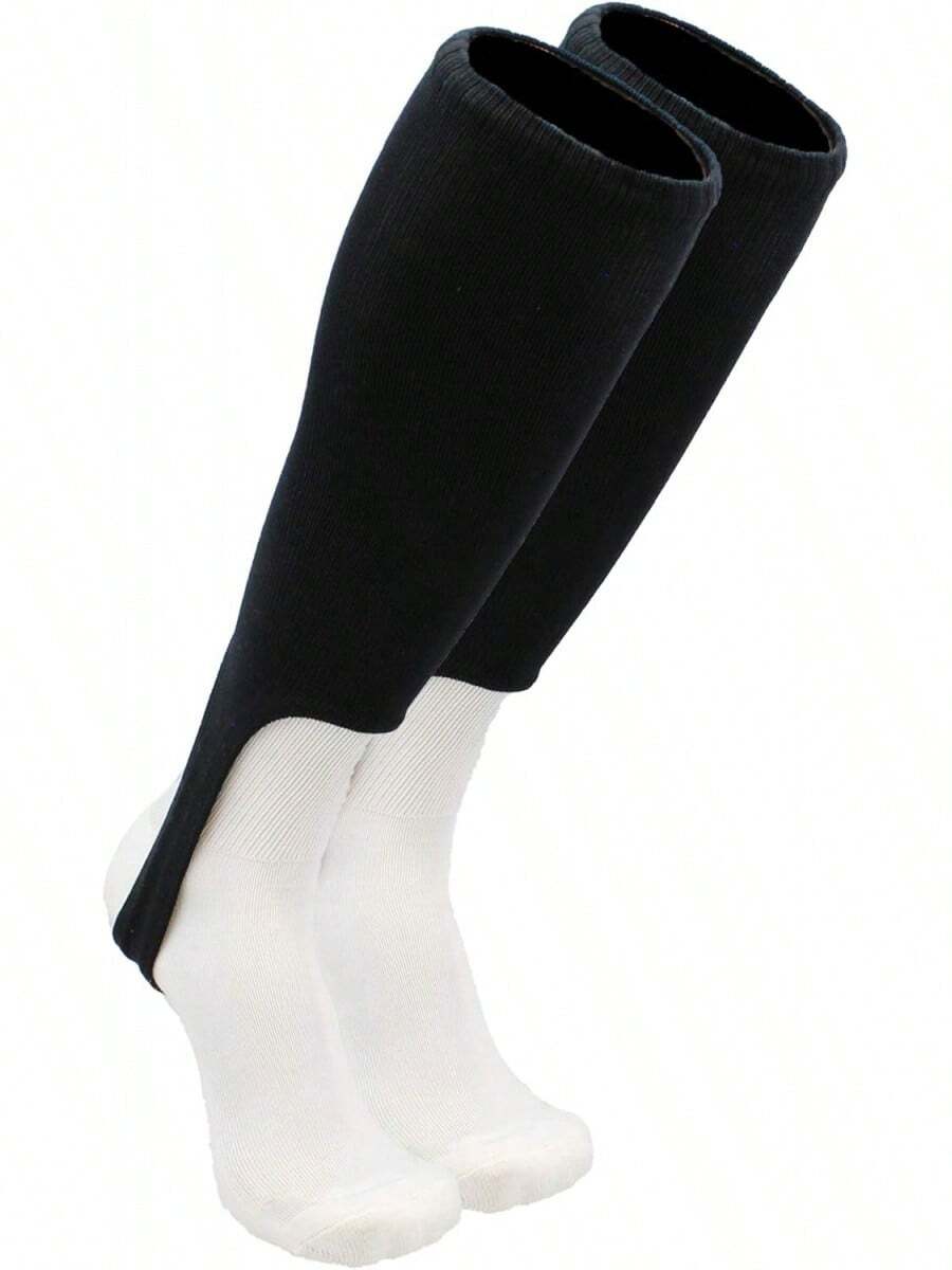 (Mediano, Negro) - Estribos de béisbol/softbol de 18 cm de colores sólidos TCK Sports - 1 - Ver 1