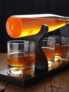 1 Stück Packung 750ml / 25.36oz Baseball Wecker mit 4 300ml / 10.15oz Gläser, Männer Baseball-Thema Geschenk für Tequila, Bourbon, einzigartiges Geburtstagsgeschenk für Männer, Freunde, Freunde, Vater, Bardekoration, Weihnachten, Halloween, Thanksgiving Geschenk - 1 Baseball-Karaffe + 4 Gläser - Übersicht 11