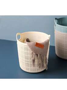 Multifunctional Portable Wheeled Plastic Laundry Basket, Large Capacity Laundry Basket, Durable And Space-Saving Folding Design, Ventilated Design, Suitable For Laundry, Bathroom And Balcony Storage, Simple Style - Smooth Edges Without Burrs - Won't Scratch Items - Raised Bottom - Stable Placement