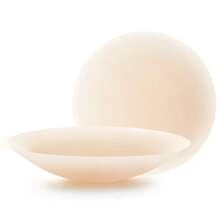 Cakes Cover Seamless Silicone Nipple Covers Adhesive Bra Invisible Strapless Sticky Bra Petals Breast Lift Pasties For Women - Màu be - Xem 6