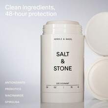 SALT &Amp; STONE Aluminum Free Deodorant | Extra Strength 48 Hour Protection For Women &Amp; Men | Made With Seaweed Extracts, Niacinamide &Amp; Prebiotics (Santal &Amp; Vetiver) - MàuD - Xem 2