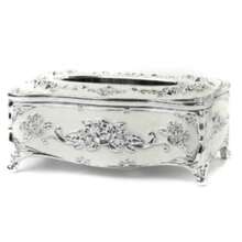 1PC European Luxury Home Desktop Tissue Box,Suitable For Living Room,Coffee Table,High-End Hotel Restaurant Kitchen,Napkin Extractor Box And Household Tissue Storage Box,The Ideal Decorative Piece For Hotel Coffee Tables And Dining Tables - Multicolor - View 12