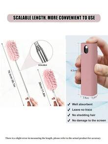 汽车清洁工具、汽车除尘刷、可伸缩除尘器、汽车玻璃清洁器、可伸缩防静电除尘刷，用于清扫汽车灰尘、挡风玻璃清洁工具