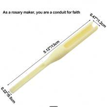 1pc Rose Beading & Knotting Tool, Rose Flower Making Material, Rose Flower Craft Kit - Multicolor - View 9