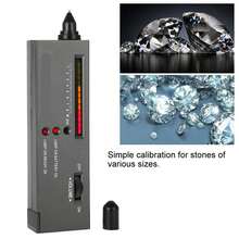 Portable LED Audio Diamond Tester Jewelry Jewelry Gem Gemstone Selector Precision Tool - Gris - Ver 4
