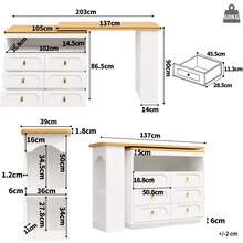 Slide Out Organizer - White + MDF - View 6