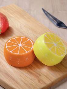 水果造型塑料厨房计时器 - 可爱设计，模拟学习时钟，学习休息周期的时间管理工具 - 无需电池，适用于各种计时用途。 - 彩色 - 查看 8