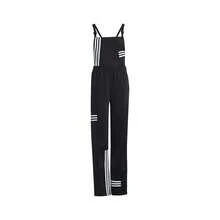 Adidas 修身亞洲版女款運動連身褲，附肩帶直筒長褲，春夏款 IC2373 - 黑色 - 查看 1
