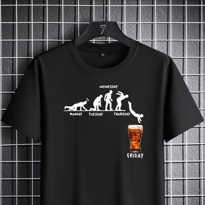 C1AmiS1etas de hombre, corte A1Justado, cuello redondo, manga corta, con estampado gráfico, figuR1AS drtidas, estilo C1Asual de verano, de poliéster220G Básico de AL1Godn para hombre, 220 g con unA1 Placidez úniC1A. AptA1 Para la drsidad de cuerpos, tanto para mujeres como para hombres. Tejido firme de elevA1DA C1Alidad, dispuesto para cualquier patrn, suave en la mano pero ideado para aguantar. Prendas erioreS1 LigeR1AS mujer, se otoñales, ropa de vaC1Aciones, disfraces de Halloween para mujer.