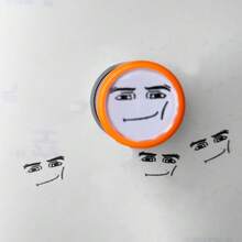 随机颜色印章盒 - 可爱有趣的黑色墨水印章 - 趣味印章 - 适合日常办公使用，可用作标签和指示印章 - 彩色 - 查看 18