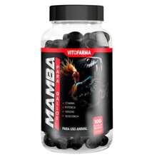 Mamba Gallos/Roosters - 100 Softgels For Animals Exp 02/28 - Black - View 1