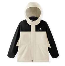 CAMEL CROWN Girls' 3-In-1 Windproof And Waterproof Jacket For Autumn And Winter, Casual Jacket For Big Tween Girl - Michelin Phantom Black - View 1