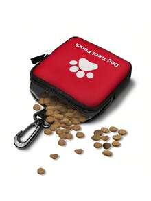 1pc Zippered Dog Training Treat Bag, Portable Pet Snack Bag Made Of Polyester, With Hook For Hanging, Suitable For Outdoor Activities And Pet Walking, Can Store Dog/Cat Treats, Moisture-Proof, Ideal For Dog/Cat Owners And Trainers To Carry Pet Supplies, Pet Accessories, Pet Snack Sealed Bag, Pet Essentials - Multicolor - View 14