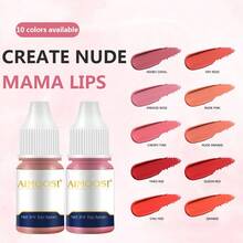 Henna Lip Liner Ink, Professional Permanent Makeup Pigment, Rose Pink Lip Pigment, Microblading Supplies - Multicolor - View 1