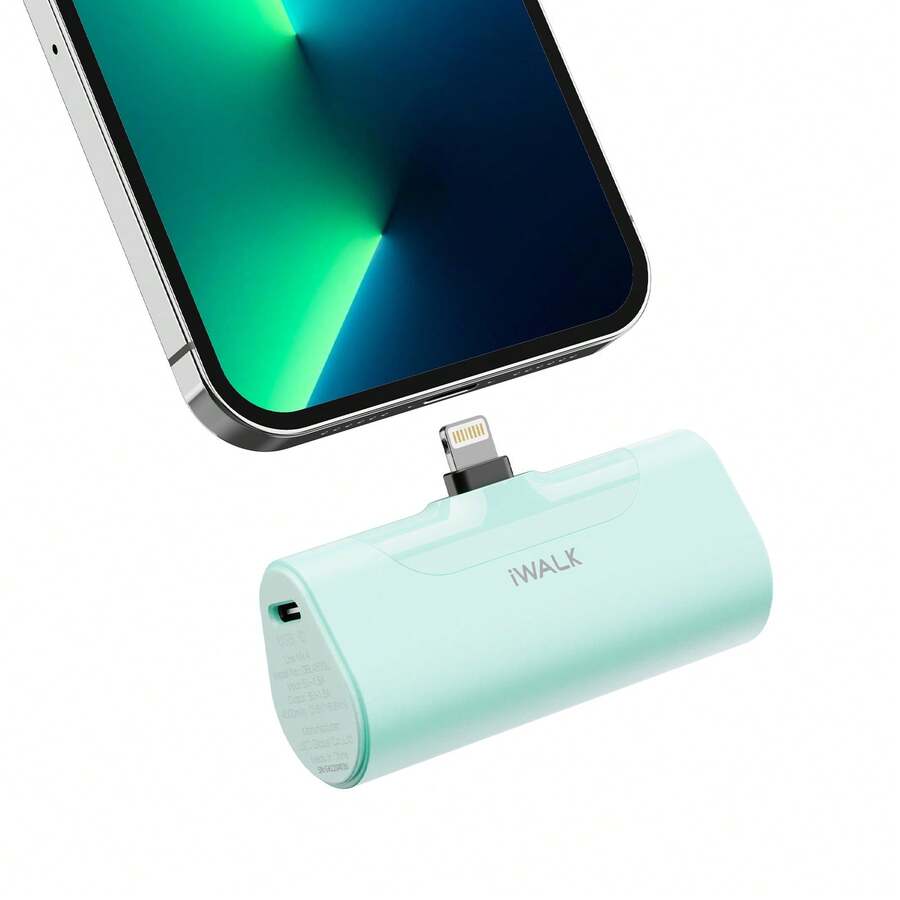 适用于 14/13/12/11/X/8 的便携式充电器，4500mAh 小型移动电源，快速充电电池组，应急充电器，适合冬季假期户外旅行/露营和紧急备用移动电源，是送给家人、朋友、生日礼物、节日户外露营礼物等的理想之选。 - 綠色 - 查看 1