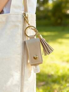 30ML (1Oz) PU Hand Sanitizer Holder With Tassels And Keychain, Portable Keychain, And A Convenient Hand Sanitizer Bottle Keychain. - Multicolor - View 5