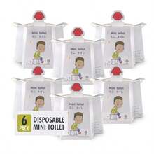 GSYY Diosable Travel Potty Seat With Liner Pable Tet Training - 6 Pack - White - View 1