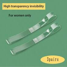 1 Pair Women's Invisible High Heel Shoe Straps, Transparent Shoe Laces To Prevent Slipping