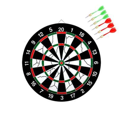 Juego de dardos, 36 x 1 cm de diámetro, empaque blíster de 15 pulgadas, juego multijugador para fiestas, incluye 6 dardos, ideal para interiores, el hogar y actividades recreativas al aire libre. Diana de dardos.