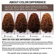 18 Inch Shawl Large Wave Roll Chemical Fiber Hair For Women With Bangs Fashion Women's Synthetic Wig For Daily Or Holiday Party Wear - Multicolor - View 10