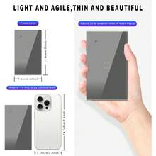 Whole Home Lighting Smart Switch - Control Wall Ceiling Pendant Lights Via Tuya App & Alexa - US Standard Touch Panel Requires Neutral Wire - Effortless For Bedroom Office Restaurant - Gold Grey - Grey - View 4