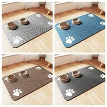 宠物喂食垫，硅胶狗/猫食餐垫，吸水速干