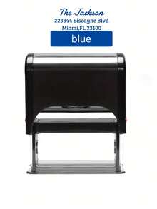 1pc Custom Address Stamp, Return Address Stamps Self Inking Personalized, Customized Rubber Stamps, Customizable Business Stamp, 5 Sizes: S/M/L/XL/XXL, 3 Ink Colors, Small Business Supplies, Stamper, Ink Stamp, Clear & Crisp Impressions, Multi-Functional, Adjustable, Ornamental, Reusable, Exquisite, Adorable, High-Quality, Modern, Colorful, Comfortable, Custom, Personalized, Unique, Ideal Gifts For Her, Dad, Mom, Family, Friends, Son, Daughter, Office, Tea Room, School, Home, Home Refresh, Customized Embossing Machines,Home & Living,Haunt Your Home,Souvenirs - Style a - View 16