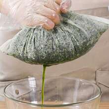 2pc Fabric Strainer Mesh Bag, Modern White Multifunction Mesh Bag Kitchen