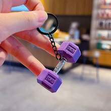 1 móc khóa hình tạ tay thực tế, mặt dây chuyền trang trí ba lô, quà tặng cho người đam mê thể dục, mặt dây chuyền hình tạ tay mini, mặt dây chuyền hình quả bóng tròn, mặt dây chuyền thuộc dòng sản phẩm thể thao thể hình, móc khóa treo ba lô, móc khóa xe hơi. - Nhiều màu - Xem 13