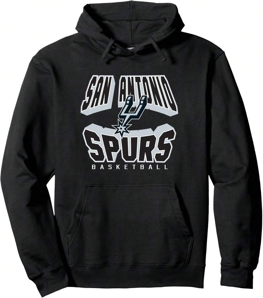 NBA Official San Antonio Spurs Hot Pullover Hoodie1pc All-Season 300g Pure Cotton Single-Sided Printed Sports Sweatshirt T-Shirt - Màu 7 - Xem 1