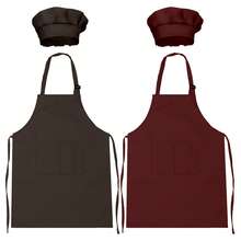2 Packs Green&Red Kids Apron And Chef Hat Set-Children Kids Apron For Girls Boys Cooking Painting Baking ,Christmas DIY Party,Wear 6-13 Ages - Multicolor - View 19