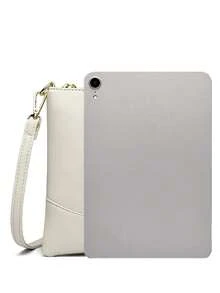 2025新款夏季迷你时尚竖款多功能单肩斜挎轻便多层女士手机包 - 白色 - 查看 6