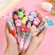 Arthink 30 Pack Cute Multicolor Pens | Kawaii 4-In-1 Colors Ballpoint Pens For Kids- Perfect Party Favors, Classroom Prizes- Fun Writing Gifts For Boys Girls - Màu B - Xem 2