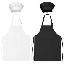 2 Packs Green&Red Kids Apron And Chef Hat Set-Children Kids Apron For Girls Boys Cooking Painting Baking ,Christmas DIY Party,Wear 6-13 Ages - Multicolor - View 20