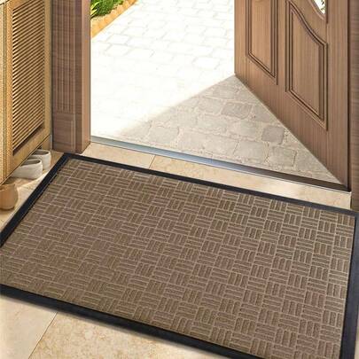 Mat- Front Door Mat Outdoor Indoor Entrance-Thick Non Slip Rubber Welcome Mat Indoor Outdoor Mats For Home Entrance I...