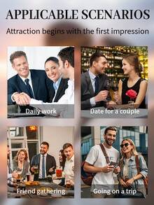 Elegant Unisex Perfume Roll-On 10ml Aromatic Woody Notes Guaiac Wood Nutmeg Amber Musk Tea Scent Breath Of Admiration Portable Fragrance Unforgettable Embrace Day & Night Versatility Dating Travel Work Gatherings Long-Lasting Afterglow Warm & Stylish Gender-Neutral Perfume Perfume Lady Holiday Gift Christmas Present - 木質香調 - 查看 6