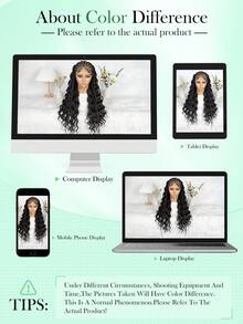 13x6 Lace Front Braided Wig, Unique Wavy Braid Hairstyle, Fashionable Wig For Daily Wear And Workplace, Great Gift - 黑色 - 查看 10