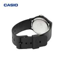 Casio 卡西欧男女通用模拟手表，38.8毫米黑色表盘，树脂表带，针扣，防水，石英机芯，超薄设计 MQ-76-1AL - 均碼 - 查看 2